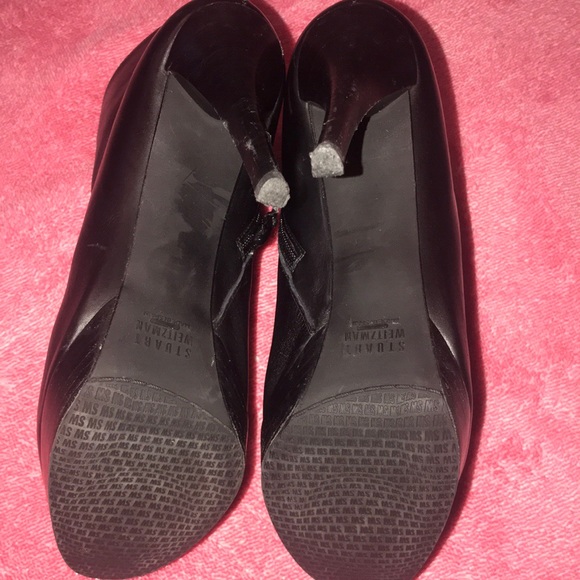 Stuart Weitzman Black Ankle Booties - Picture 4 of 7